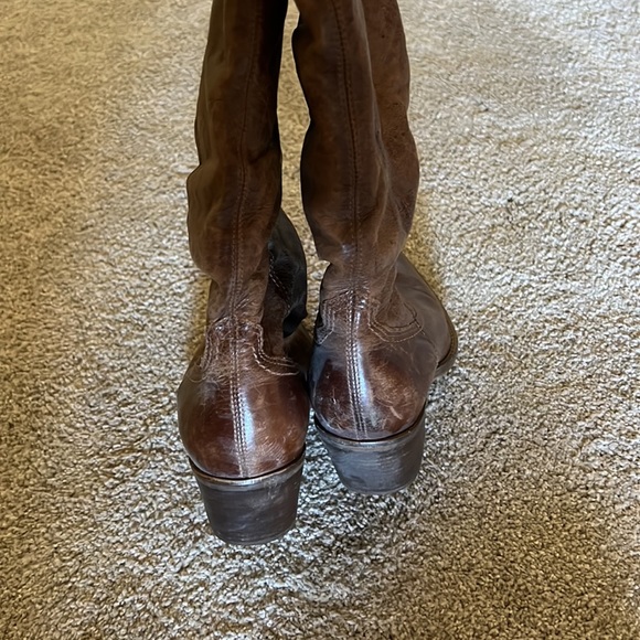 Cathy Jean leather cowboy boots size 7 - Picture 4 of 5